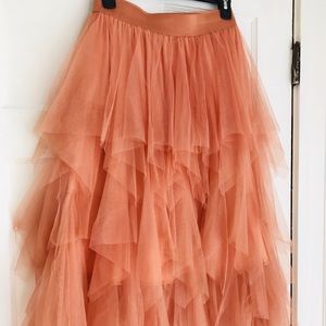 Layered tulle skirt